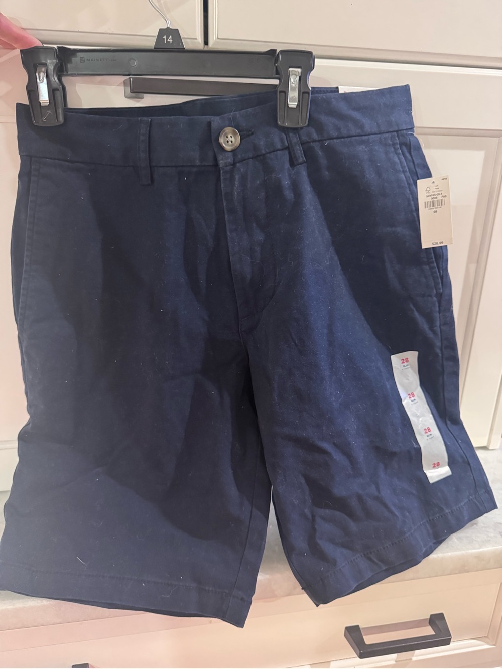 Old Navy Navy Flat-Front Men’s Shorts